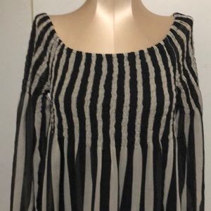 Madrilena 44, stripped sheer dress (Italy)